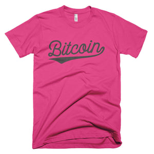 Bitcoin BTC Script Logo Shirt Short-Sleeve T-Shirt