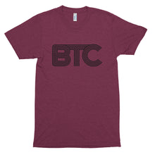 Bitcoin Creative BTC Logo Tshirt - Cranberry tshirt