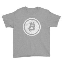 Bitcoin Logo (Distressed) Kids / Youth Short Sleeve T-Shirt