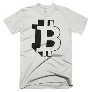 Bitcoin BTC Logo Symbol 3D Short-Sleeve T-Shirt