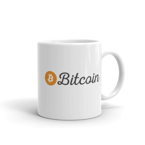 Bitcoin Logo Script Mug