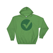 Vertcoin VTC Logo Symbol (Distressed) Hooded Sweatshirt
