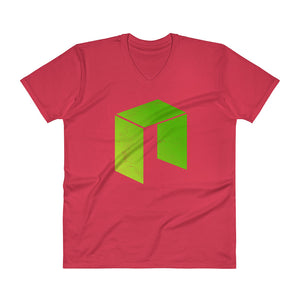 Neo Logo (Distressed) V-Neck T-Shirt