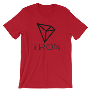 TRON (TRX) New Logo Tshirt | Cryptocurrency Symbol Shirt | Short-Sleeve Unisex T-Shirt