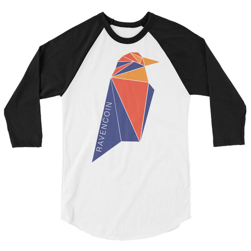 Ravencoin 3/4 sleeve raglan shirt