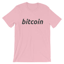 Bitcoin BTC Simple Logo Shirt Short-Sleeve Unisex T-Shirt