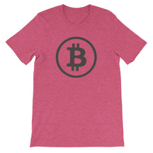 Bitcoin Simple Rounded Logo / Symbol Tshirt | Short-Sleeve Unisex T-Shirt