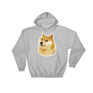 Dogecoin DOGE Distressed Crypto Shirt Hooded Sweatshirt