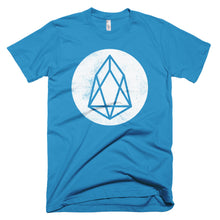 EOS Vintage Texture Logo Tshirt | EOS.io Cryptocurrency Short-Sleeve T-Shirt