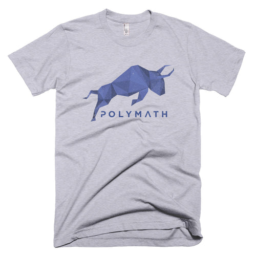 Polymath POLY Coin (Distressed) Logo Symbol Shirt Short-Sleeve T-Shirt