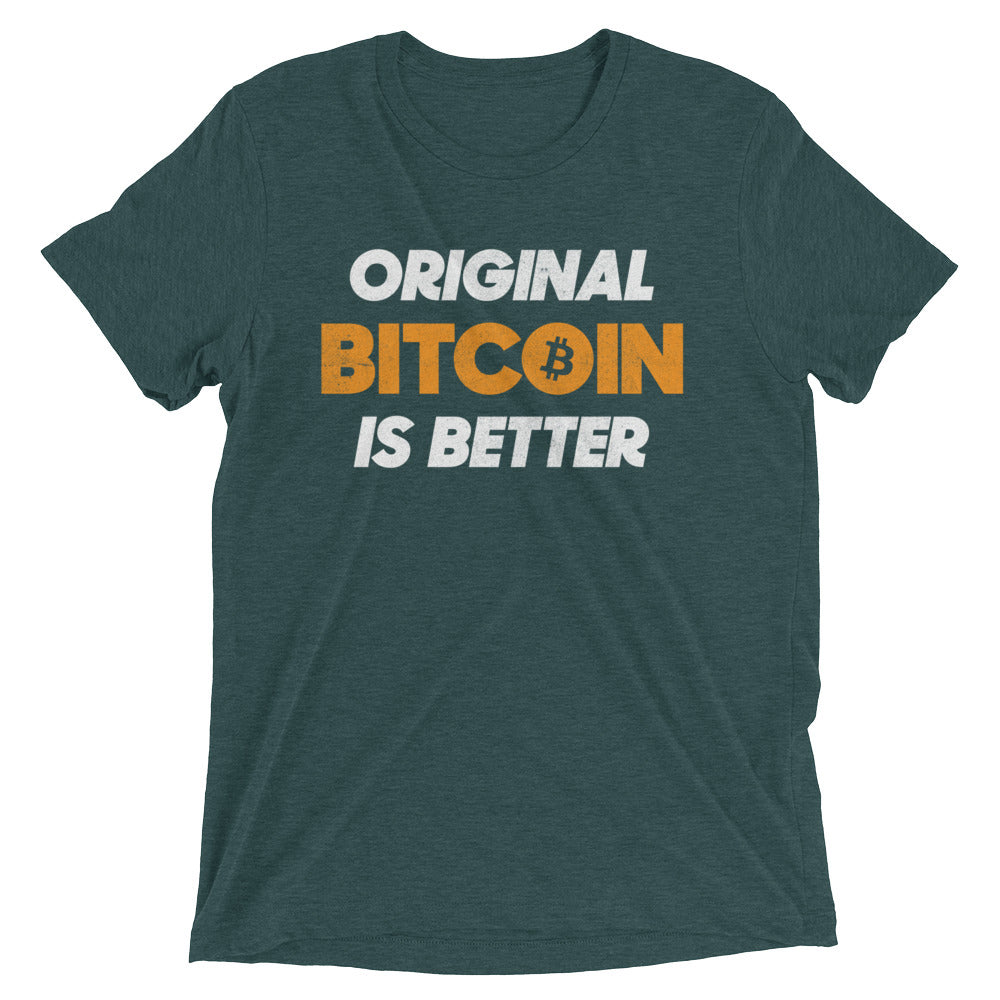 Original Bitcoin is Better BTC Logo Symbol Shirt Short sleeve t-shirt