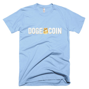 Dogecoin DOGE Distressed Crypto American Apparel Shirt Short-Sleeve T-Shirt