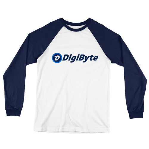 Digibyte Long Sleeve Logo Baseball Shirt