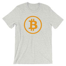 Bitcoin Logo Rounded Simple Tshirt | Cryptocurrency BTC Short-Sleeve Unisex T-Shirt