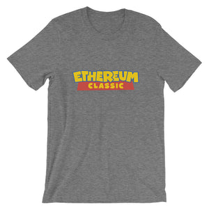 Ethereum Classic ETC Toy Story Logo Tee | Cryptocurreny Short-Sleeve Unisex T-Shirt