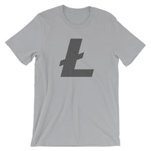Litecoin L Logo LTC Symbol Cryptocurrency Shirt - Short-Sleeve Unisex T-Shirt