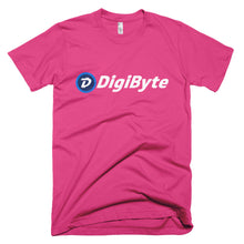 Digibyte DGB Distressed Logo Symbol Cryptocurrency Shirt American Apparel Short-Sleeve T-Shirt