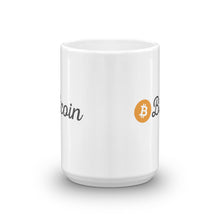 Bitcoin Logo Script Mug