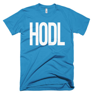 HODL Large Tall Font Bitcoin BTC Crypto Shirt Short-Sleeve T-Shirt