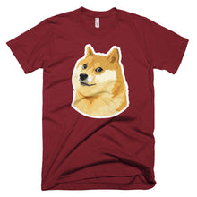 Dogecoin DOGE Distressed Crypto American Apparel Shirt Short-Sleeve T-Shirt