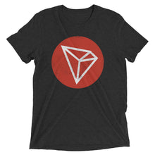 TRON TRX Vintage Texture Look Red Circle Logo Cryptocurrency Short sleeve t-shirt